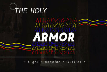 The Holy Armor Font