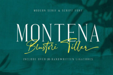 Montena & Blustori Tiller Font