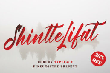 Shintte Lifat Font