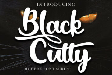 Black Catty Font