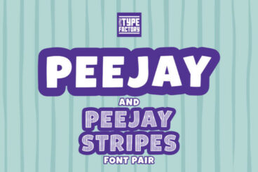 Peejay & Peejay Stripes Font