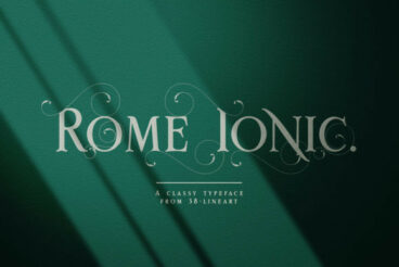 Rome Ionic Font