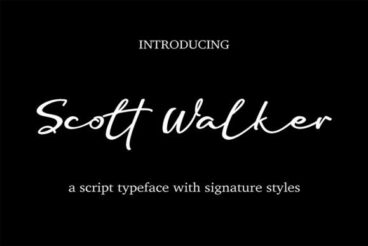 Scott Walker Font
