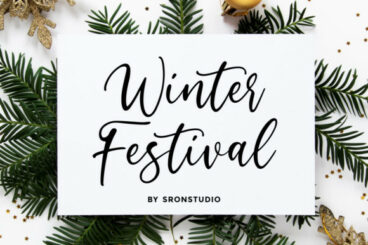 Winter Festival Font
