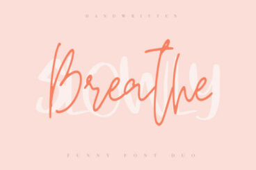 Breathe Slowly Font