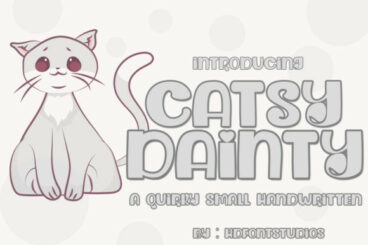 Dainty Catsy Font