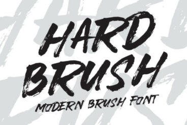 Hardbrush Font
