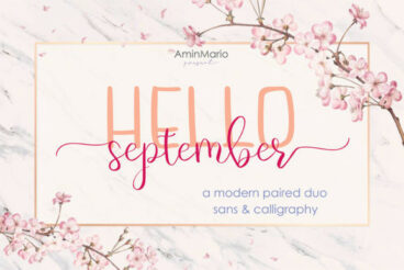 Hello September Font