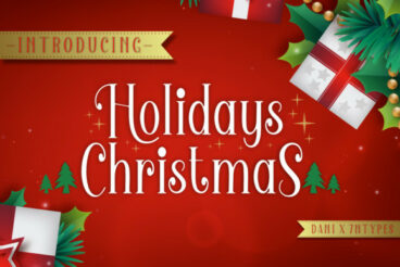 Holidays Christmas Font