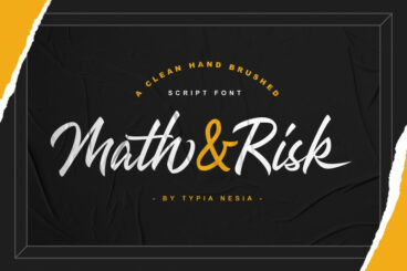 Math & Risk Font