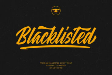 Blacklisted Font