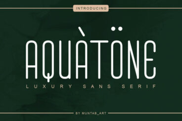Aquatone Font
