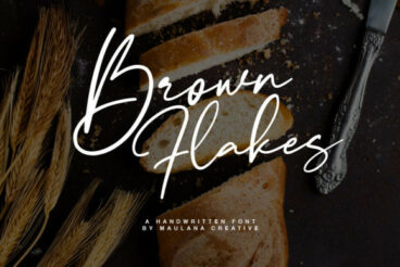Brown Flakes Font