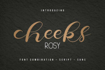 Cheeks Rosy Font