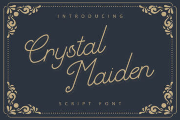 Crystal Maiden Font