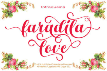 Faradila Love Font