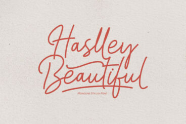 Haslley Beautiful Font