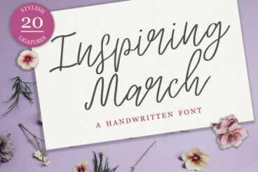 Inspiring March Font