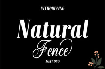 Natural Fence Font