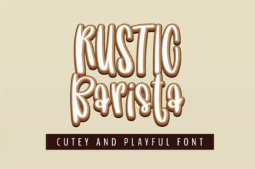 Rustic Barista Font