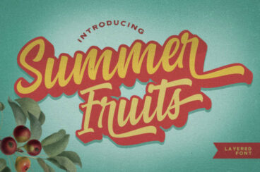 Summer Fruits Font