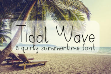 Tidal Wave Font
