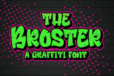 Broster Graffiti Font