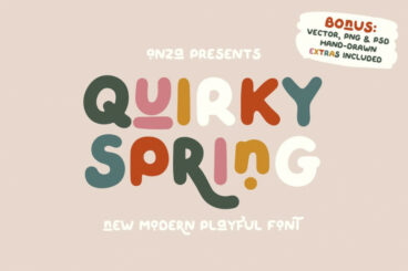 QUIRKY SPRING Font