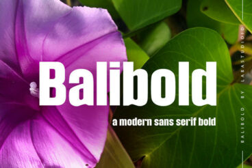 Balibold Font