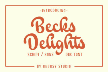 Becks Delights Font