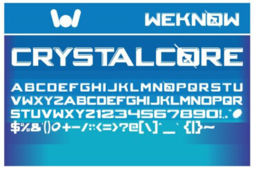 Crystalcore Font