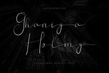 Ghaniya Holmy Font