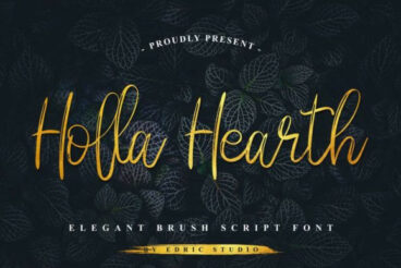 Holla Hearth Font