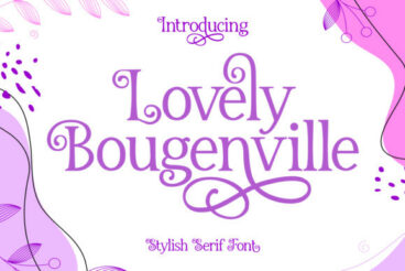 Lovely Bougenville Font
