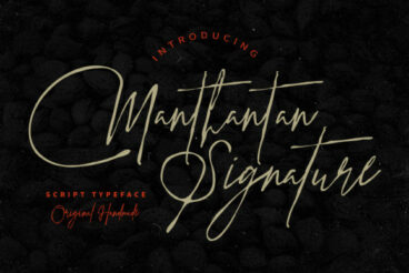 Manthantan Signature Font