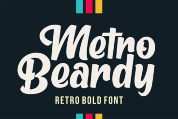Metro Beardy Font