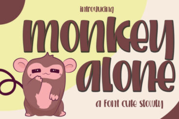 Monkey Alone Font