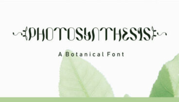 Photosynthesis Font