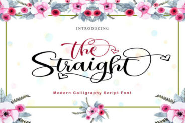 The Straight Font