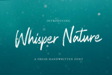 Whisper Nature Font