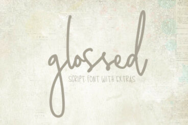 Glossed Font