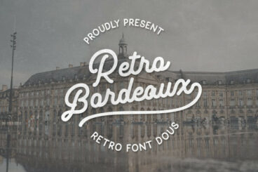 Retro Bordeaux Font
