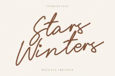 Stars Winters Font