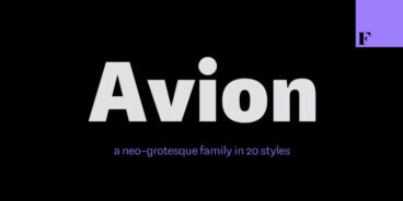 Avion Font