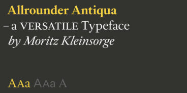 Allrounder Antiqua Font