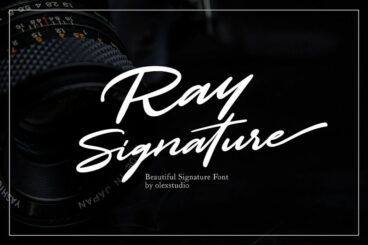 RAY SIGNATURE Font