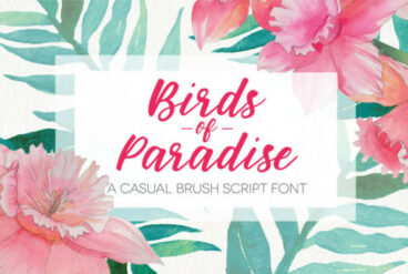 Birds of Paradies Font