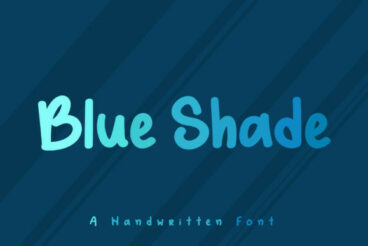 Blue Shade Font