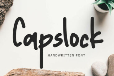 Capslock  Font