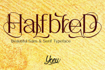 HalfbreD  Font